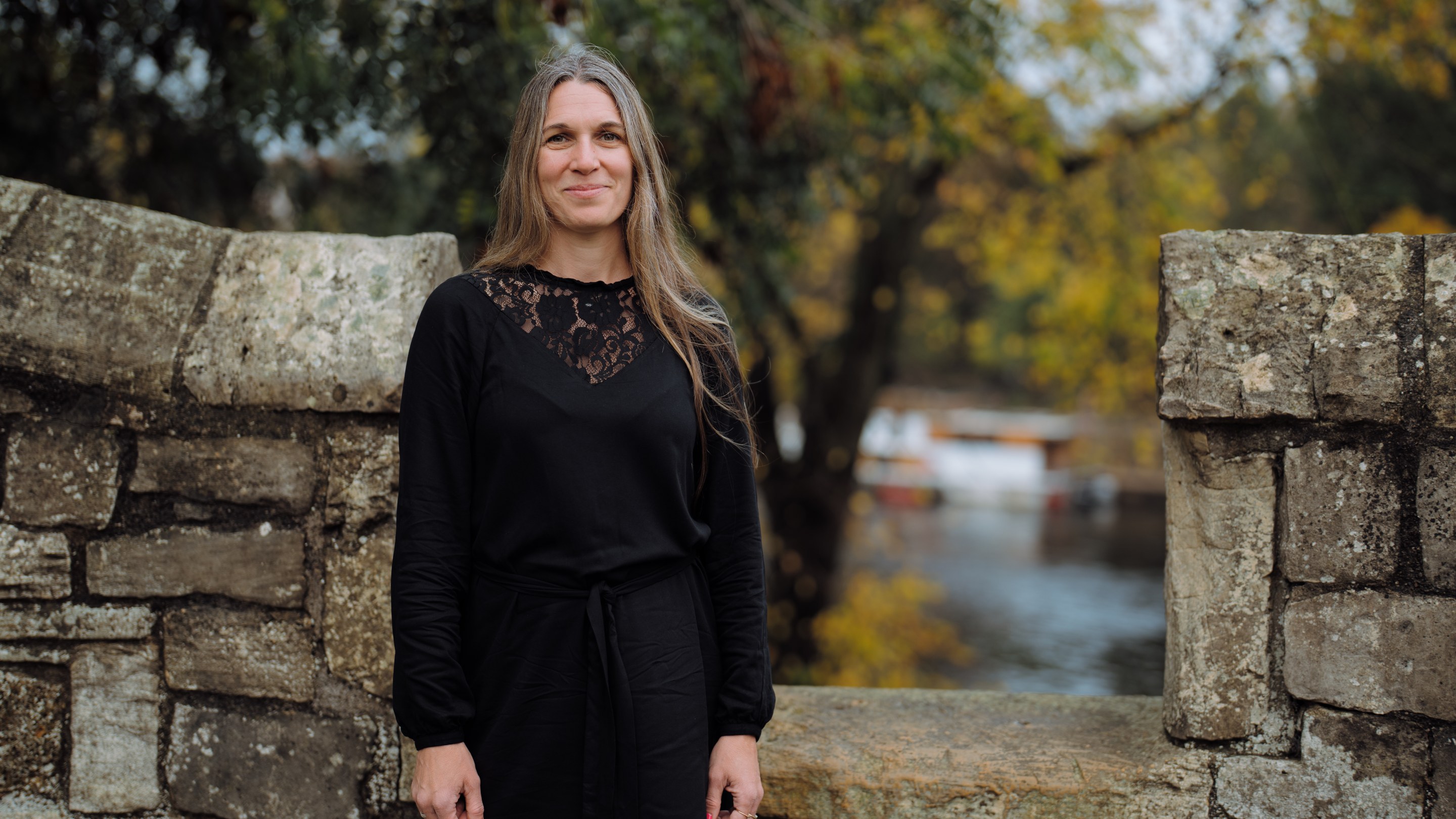 Holly by the river near our York office